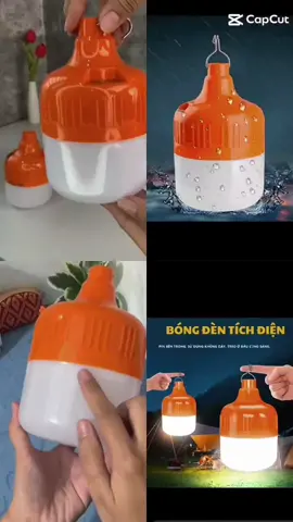 Bóng đèn tích điện công suất 150W siêu sáng,  có móc treo tiện lợi. Đây là dòng sản phẩm bóng đèn LED có tích hợp pin sạc cho thời gian sáng liên tục 3-5h (tùy mức độ sáng sử dụng) Đèn có 3 chế độ sáng, 1 là sáng mạnh, 2 là sáng vừa, 3 là chế độ nhấp nháy SOS Bóng đèn được sử dụng rất nhiều trong đời sống hằng ngày như lúc mất điện, bán hàng rong, làm chiếu sáng khi di chuyển... Dễ dàng sử dụng, tiết kiệm điện, chống cháy nổ an toàn cho người sử dụng Bộ sản phẩm bao gồm: Đèn Bộ sạc Hộp Sản phẩm sử dụng pin sạc dòng điện 5V nên không thể so sánh với các loại đèn 220V cùng công suất được nhé anh chị #dentichdien #mienphivanchuyen 