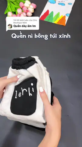 Trả lời @Chic Boutique Nấm Quần nỉ da cá bomber thiết kế phong cách khỏe khoắn cho bé 