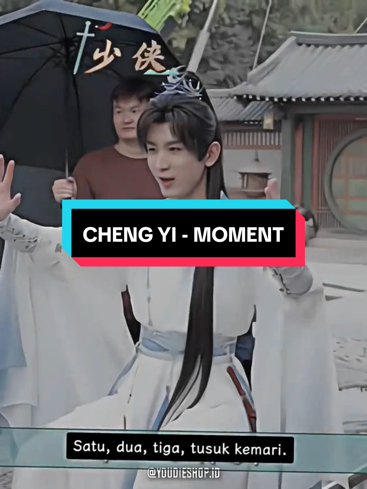 Dia kira itu pedang kw 😆 #chengyi #thejourneyoflegend