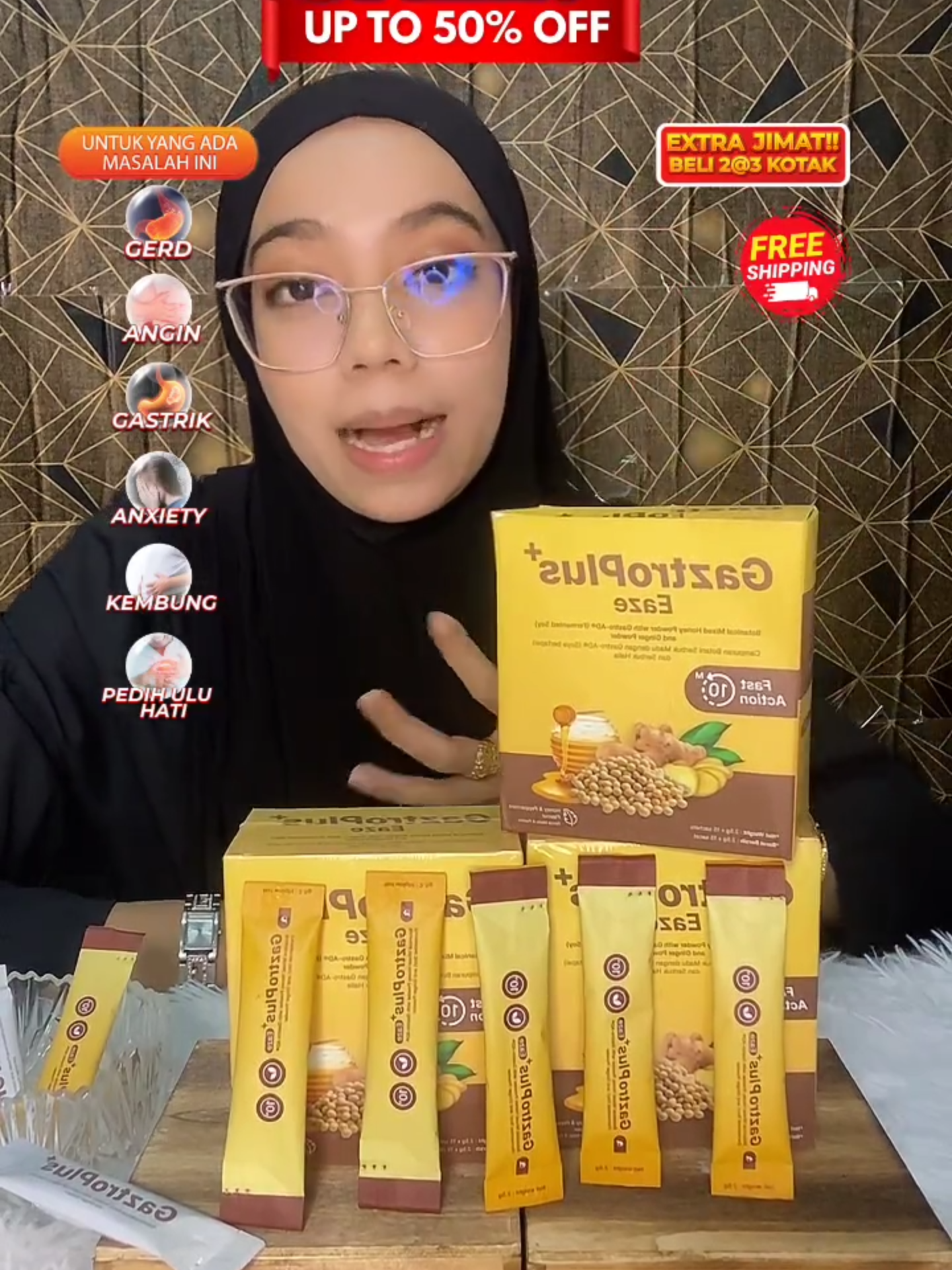 Siapa yang ada anxiety tu bolehlah ikhtiar Gaztroplus, jangan biar melarat! #fyp #anxiety #gastrik #angin #gaztroplus