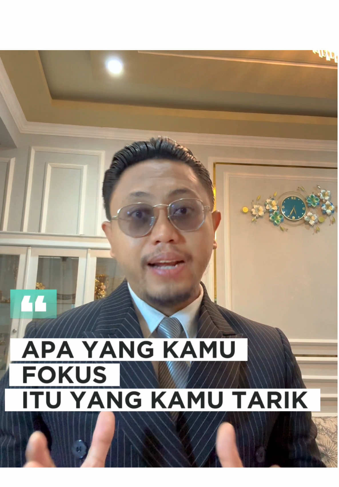 Kamu adalah apa yg kamu fokus #afirmasipositif #magnetuang #vibrasipositif 