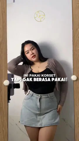 Ternyata shapewear ini kalo dipake berasa gak pake korset loh? #korset #shapewear #korsetmurah #bodyshaper #bodysuit 