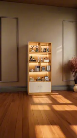 Tủ gỗ chữ U ( Có Hậu)  để đồ đa năng, tủ để đồ mỹ phẩm trưng bày #tugo #tumypham #tutrungbay #xuhuong 