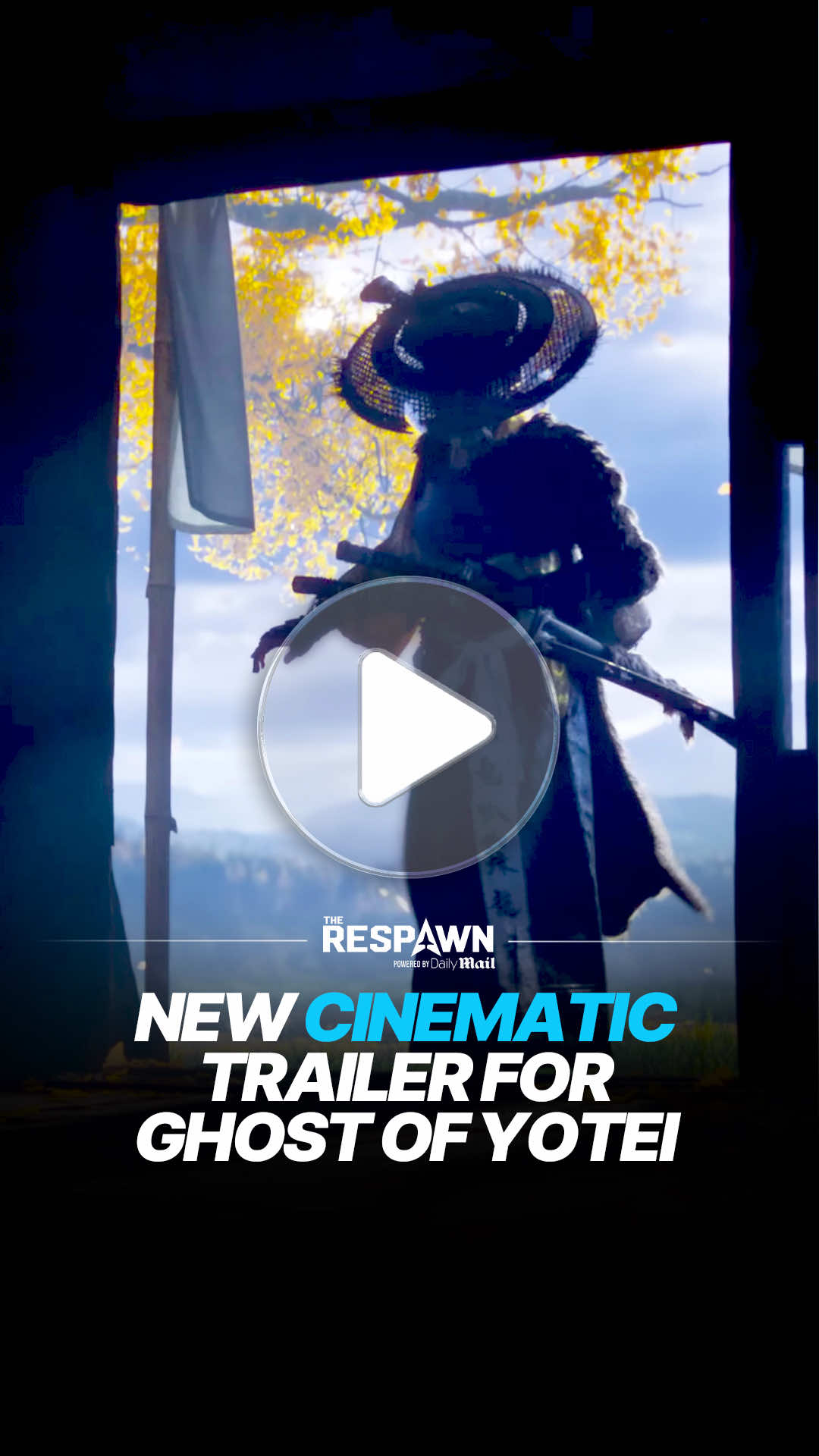 PlayStation has dropped a new cinematic trailer for Ghost of Yotei ahead of its release on October 2. #ps5 #playstation #gaming #ghostofyotei #sony 
