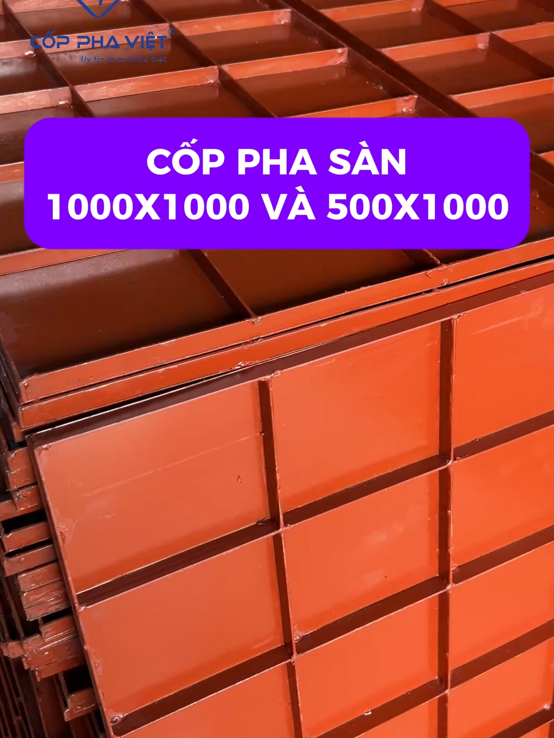 Cốp pha tôn sàn, sản phẩm cốt pha mà nhiều công trình xây dựng tin dùng hiện nay #copphaviet #cốt_pha #coppha #cốt_pha_sàn