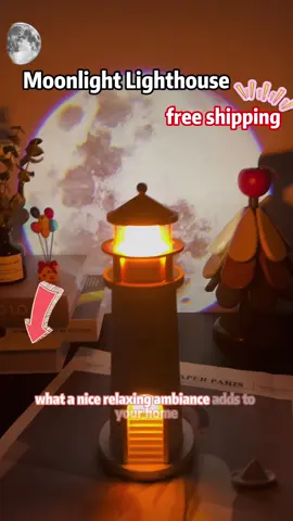 Bring the moon home🤩#lamp #nightlamp #lighthouse #moonprojector #moonlamp #tiktokshopblackfriday 