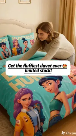 🛏️ Soft Demon Hunters Bedding Drop – Must-Have for K-Pop Fans!#HomeDecor#CozyHome#DuvetCover #KPopMerch#FYP#BackToSchoolSale