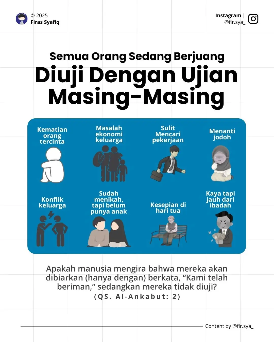 jika setiap manusia punya kadar ujian yg berbeda beda lantas, masihkah memandang orang lain selalu leilbih enak dari kita, mungkin pas kita lihat dia enak, dia sudah lolos ujian. #islamic_video #firaltiktok🔥🔥🔥✌️ #fypageシ♡ #firal #islamic 