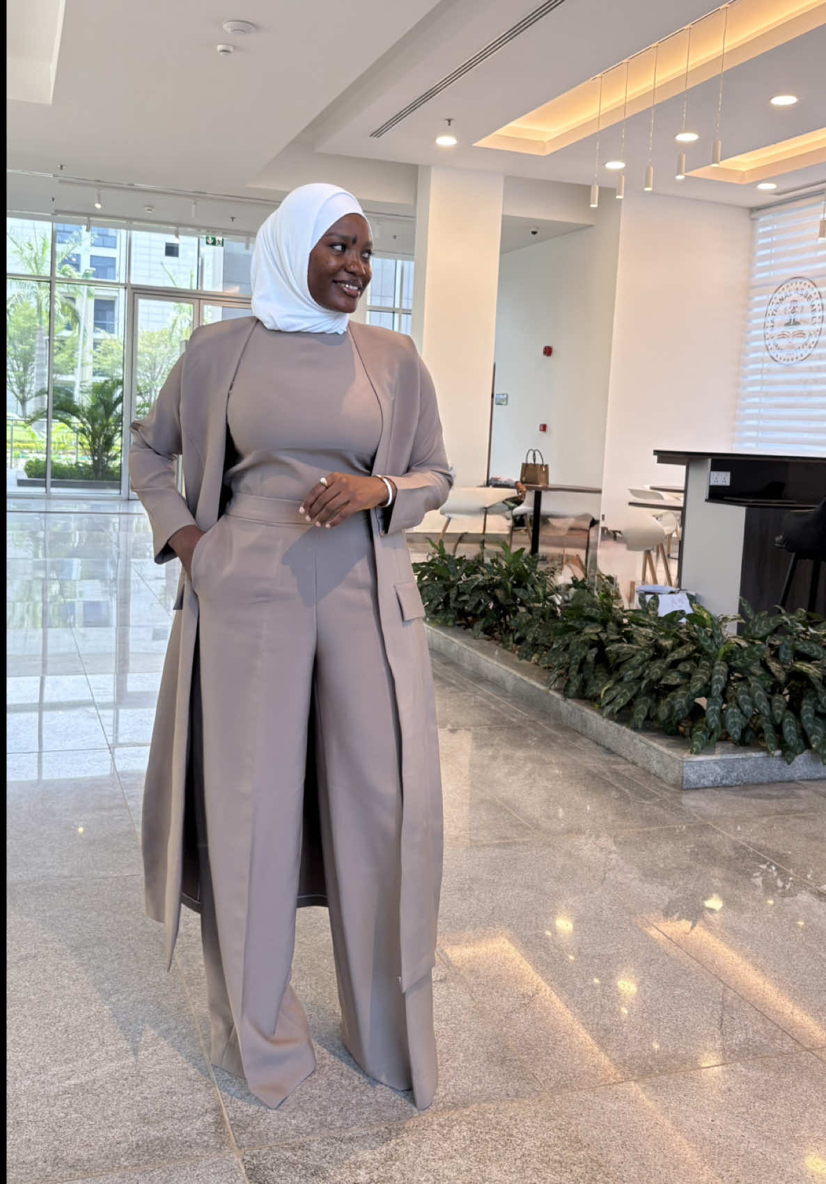 ✨ Meet The Yasmin Suit ✨ This is a 3 piece Suit, an ode to modern femininity, where strength and softness coexist in perfect harmony, Crafted for moments that demand both poise and power. The Yasmin Suit embodies quiet luxury,tailored lines, graceful flow, and an aura of timeless sophistication. #CapCut #daralfatima #yasminsuit 