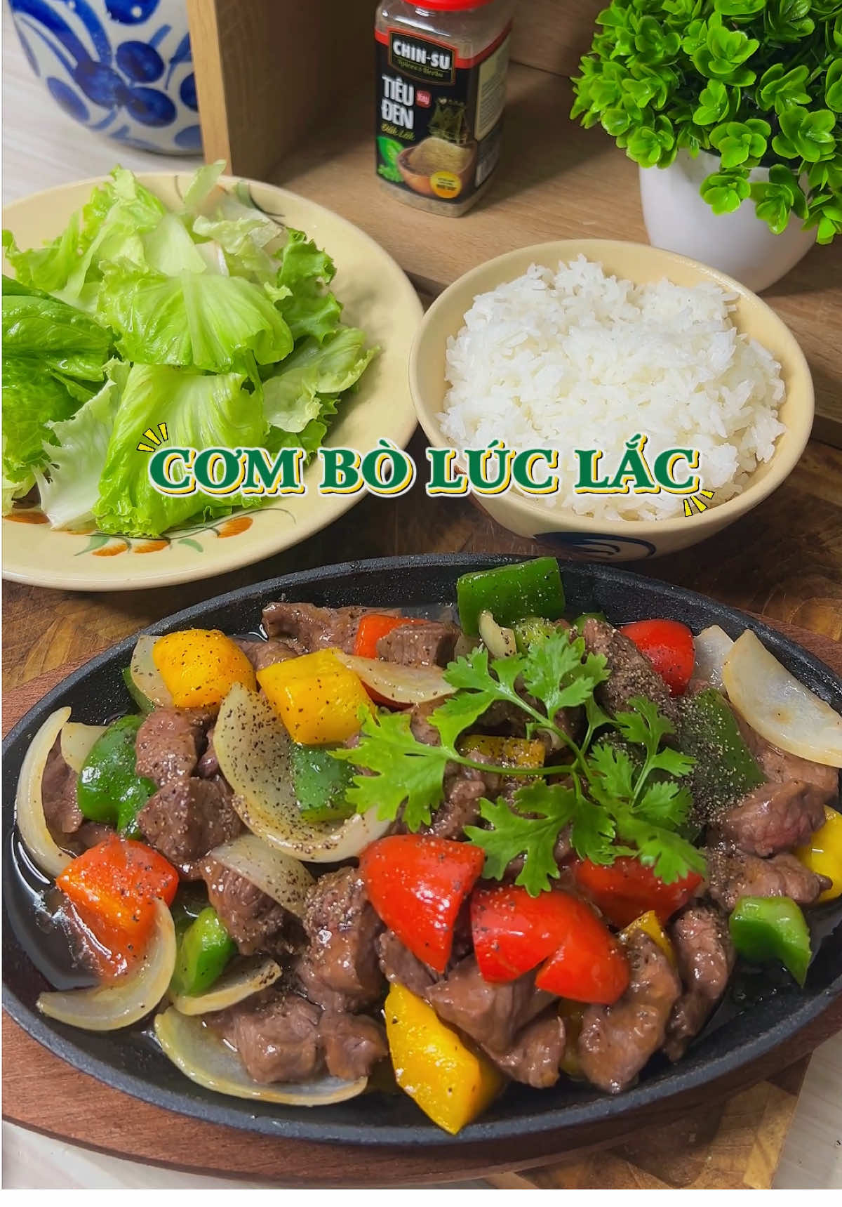 Tập 186 | series hôm nay ăn gì. CƠM BÒ LÚC LẮC #ngocthaocooking #homnayangi #comboluclac #tieuchinsu #ractieuthom 
