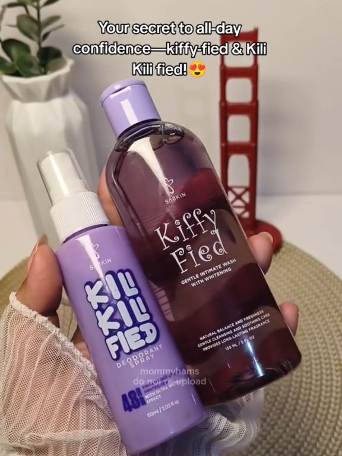 Amoy fresh all day, kili-kili kiffy-fied! #kilikilified #kiffyfied #saskin #bodycare #skincare 