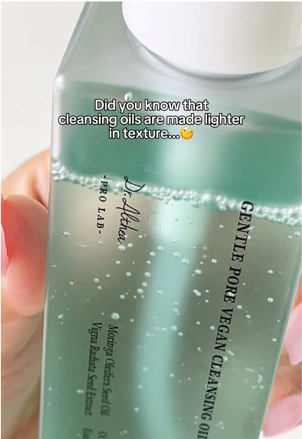 Meet our underrated best product! Best for clogged pores acne prone people💗✨ #DrAltheaMY #DrAlthea #draltheacleansingoil 