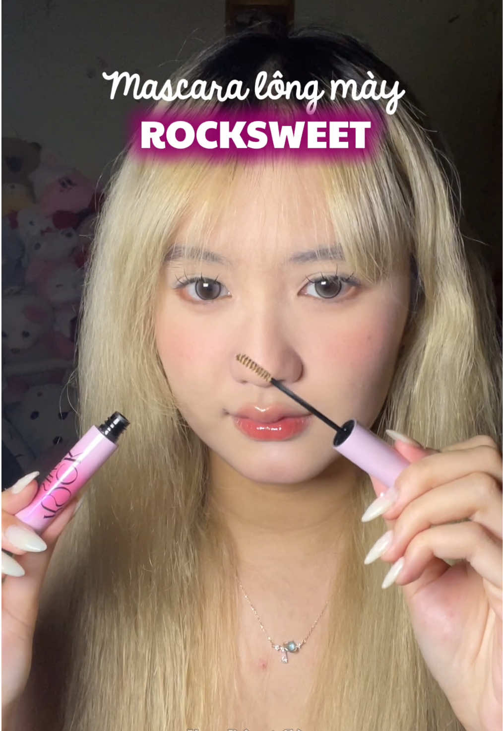 lông mày màu nhạt là chân áiiii #rocksweet #rocksweetmascaralongmay #rs #xuhuong #mascaralongmay 