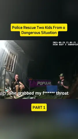 Police Rescue Two Kids From a Dangerous Situation#1 #cops #bodycam #police