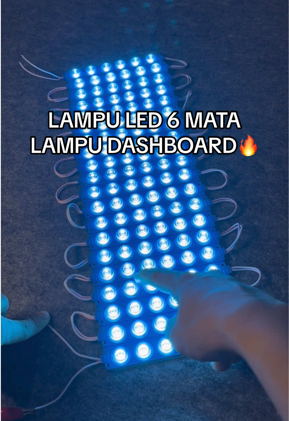 Lampu LED 6 Titik 20PCS 12-24Volt 🔥 #lampuled #lampuled6mata #led6mata #leddashboard 