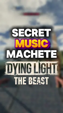 Secret Music Machete - Dying Light The Beast #dyinglight #thebeast #easteregg #secret #machete 