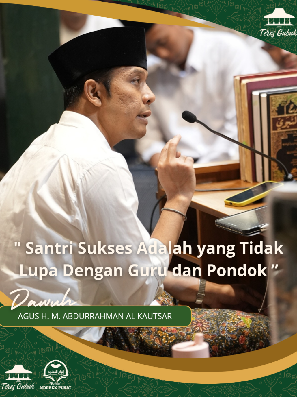 Santri Harus Ingat Dengan Guru Dan Pondok Pesantren Nya.  .  #guskautsar #guskautsarploso #terasgubuk #motivasi #nderekpusatofficial 