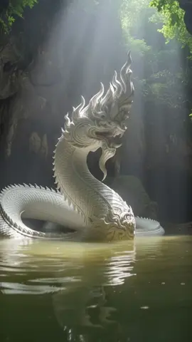 พญานาคาเริงวารี #พญานาค #นาคา #เล่นน้ํา #ธรรมชาติ #ai 