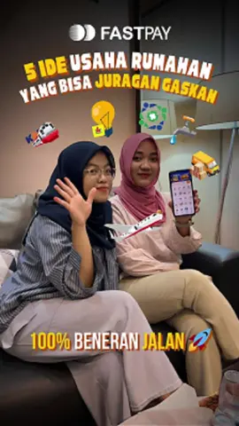 5 Ide Usaha Rumahan yang Beneran Jalan 🚀 🤔 Lagi cari usaha rumahan yang beneran bisa jalan & langsung bisa mulai sekarang? Ini dia 5 ide usaha yang untungnya nyata & selalu dibutuhkan: 1️⃣ Jual pulsa & paket data 2️⃣ Bayar tagihan listrik, air, BPJS 3️⃣ Agen tiket pesawat, kereta, bus 4️⃣ Top up game online 5️⃣ Layanan ekspedisi rumahan 🔥 Kerennya, semua ini bisa dijalankan cuma dari 1 aplikasi: Fastpay! ✅ Modal HP aja ✅ Bonus saldo awal ✅ Langsung bisa mulai usaha digital dari rumah 👉 Gabung jadi agen Fastpay sekarang → biar rumahmu jadi pusat layanan digital & cuan ngalir tiap hari! #fastpay #loketfastpay #juraganfastpay #AndalanAgenIndonesia #AplikasiAndalanAgen