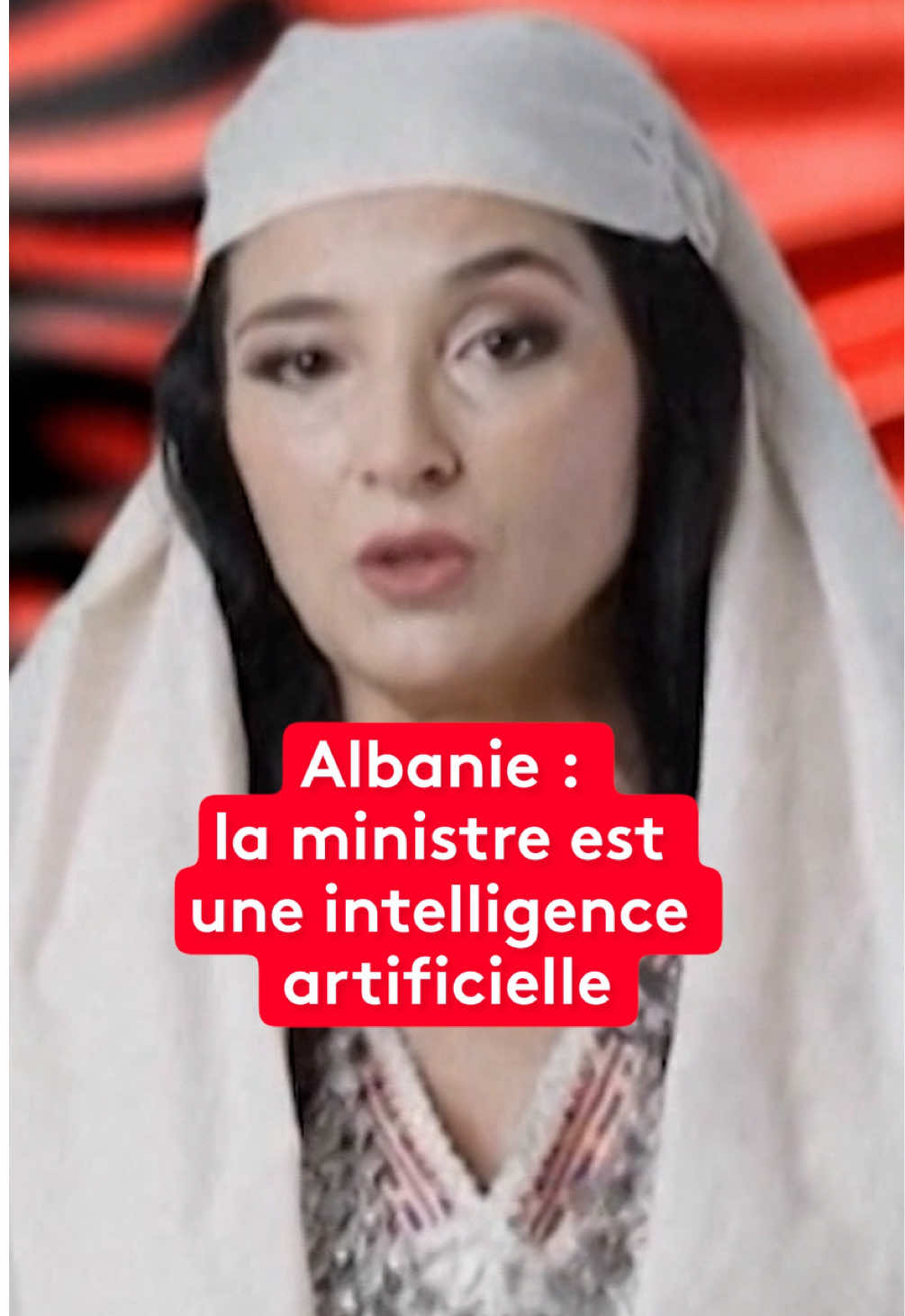 Cette nouvelle ministre albanaise, dont le nom est Diella, a été générée par l'Intelligence artificielle. C'est une première mondiale. #jt20h #sinformersurtiktok #actualités #ia #albanie 