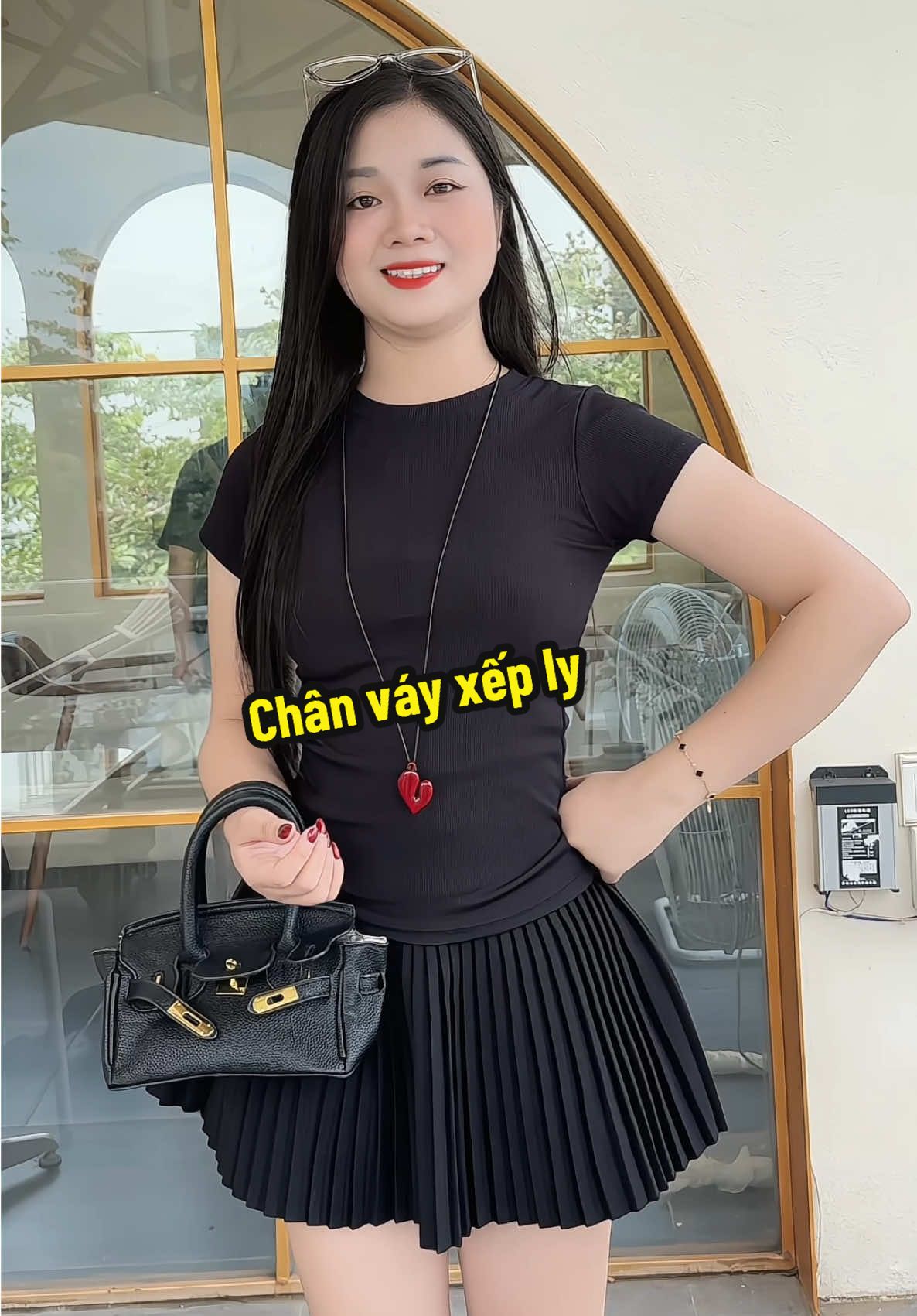 Chân Váy Xếp Ly #chanvayxeply #review #huongmalum 