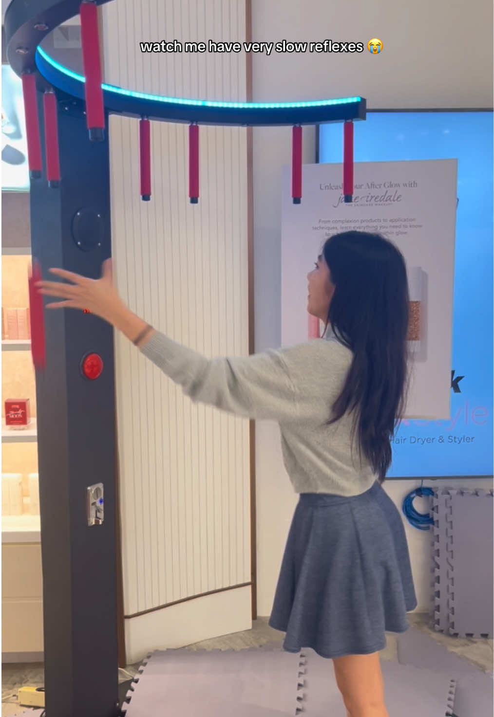 I suck at this game so bad 😭 my reflexes are too slow for this. This is a game activity in Rustan’s Beauty Addict Event Decoded! 💄 I better practice up to have a faster reaction time 😅 #funnyvideo #funnygame #reflextest #reactiontime #fyp  