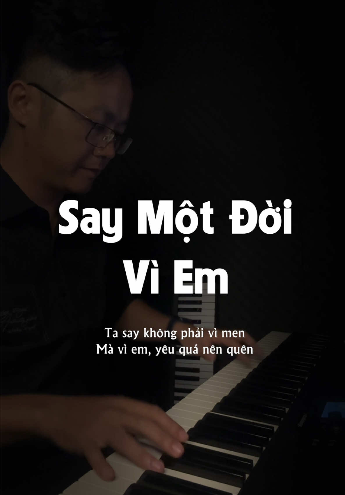 Say Một Đời Vì Em (sáng tác của AI) #saymotdoiviem #fyp #trinhatpiano #pianocover #piano 