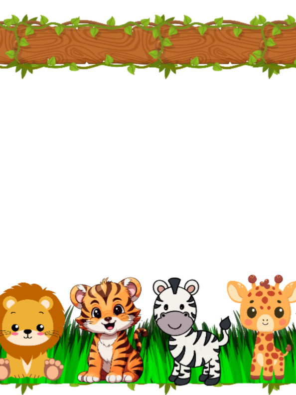 Kak buatin Border papan tema jungle dong.  me: siap  btw filenya  sudah ada bio, Hiasan Papan Tulis Tema Jungle #hiaskelas #temajungle #temahewan 