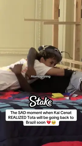 The SAD moment when Kai Cenat REALIZED Tota will be going back to Brazil soon 💔🥺 #kaicenat #mafiathon3 #tota #rayasianboy @Kai Cenat @Tota Mc 