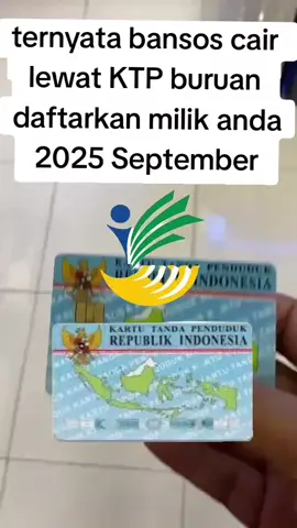 dana bansos cair lewat KTP segera daftar kan milik anda  #bansos #nik #ktp #program #penerima 