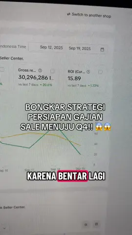 Cara gua optimalin penjualan di Q4 nanti!! 😱 #seller #tiktokshop #shopee 