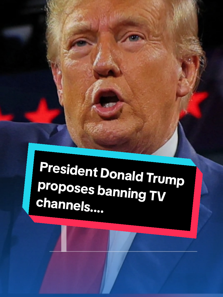 President Donald Trump suggested that television networks that report negatively about him should have their broadcast licenses revoked. #breakingnews #news #usa #trump 