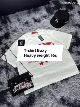 T-shirt Boxy heavy weight 16s tebel uy #tshirt #kaosboxy #dailyoutfits 