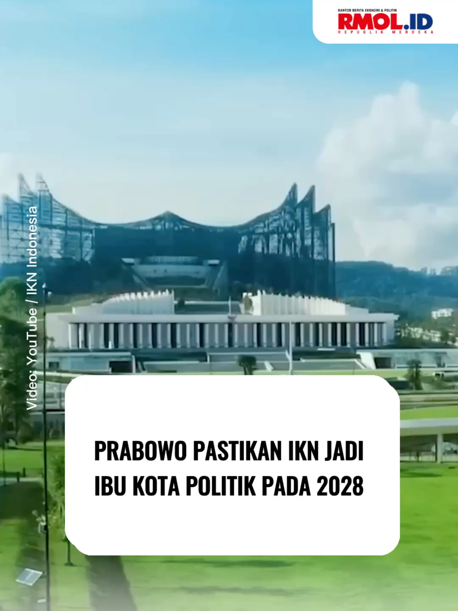 🚨 BREAKING NEWS 🚨 Prabowo pastikan IKN resmi jadi Ibu Kota Politik pada 2028! 🏛️🇮🇩 📜 Perpres No.79/2025 menegaskan pembangunan IKN terus berlanjut, dengan target jadi pusat pemerintahan & administrasi negara. 