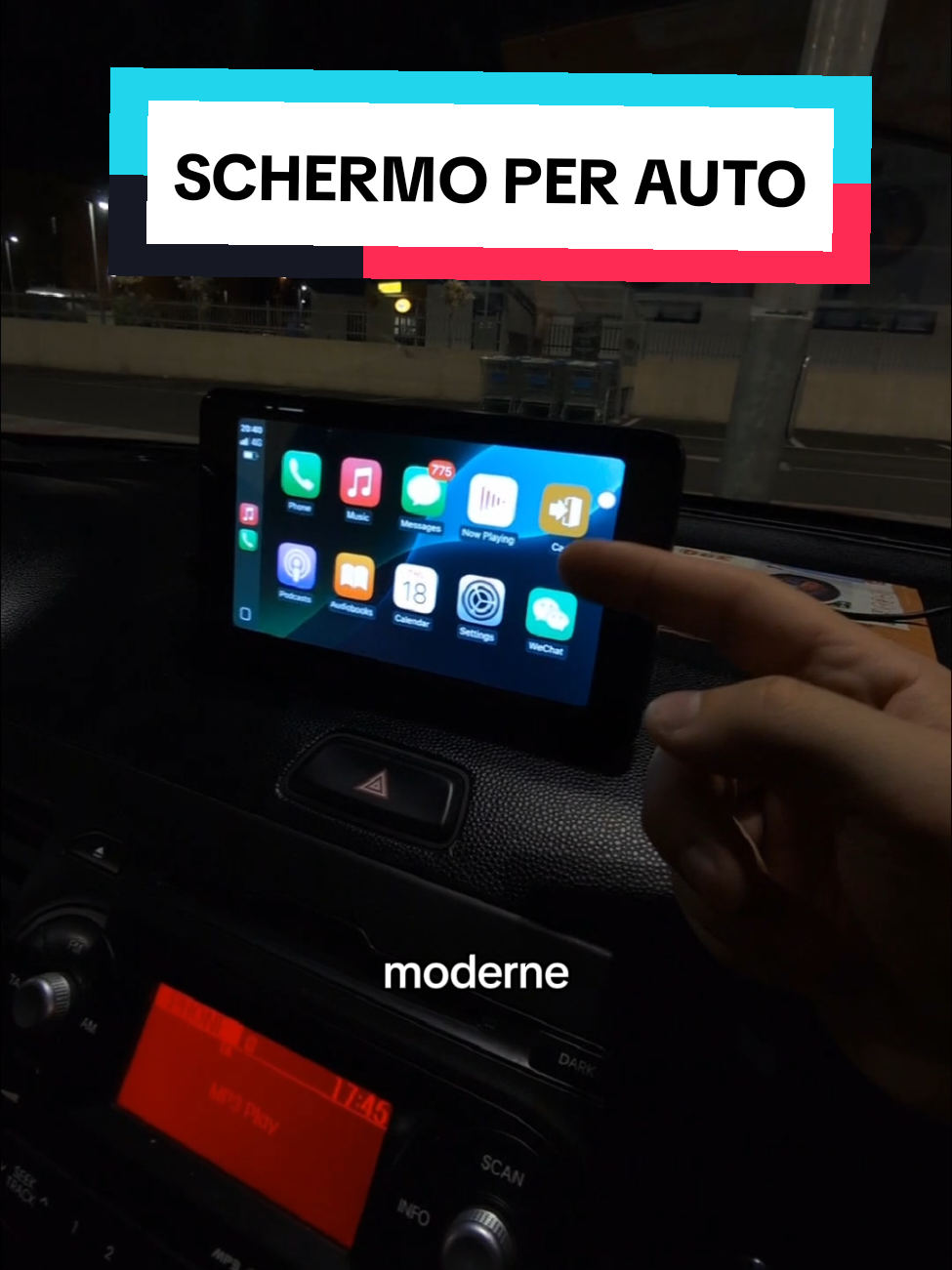 Lo colleghi con Carplay e Android Car in un secondo per avere tutto ciò che ti serve in macchina #accessoriauto #carplay #auto #SeiTuLaStar #PerTe 