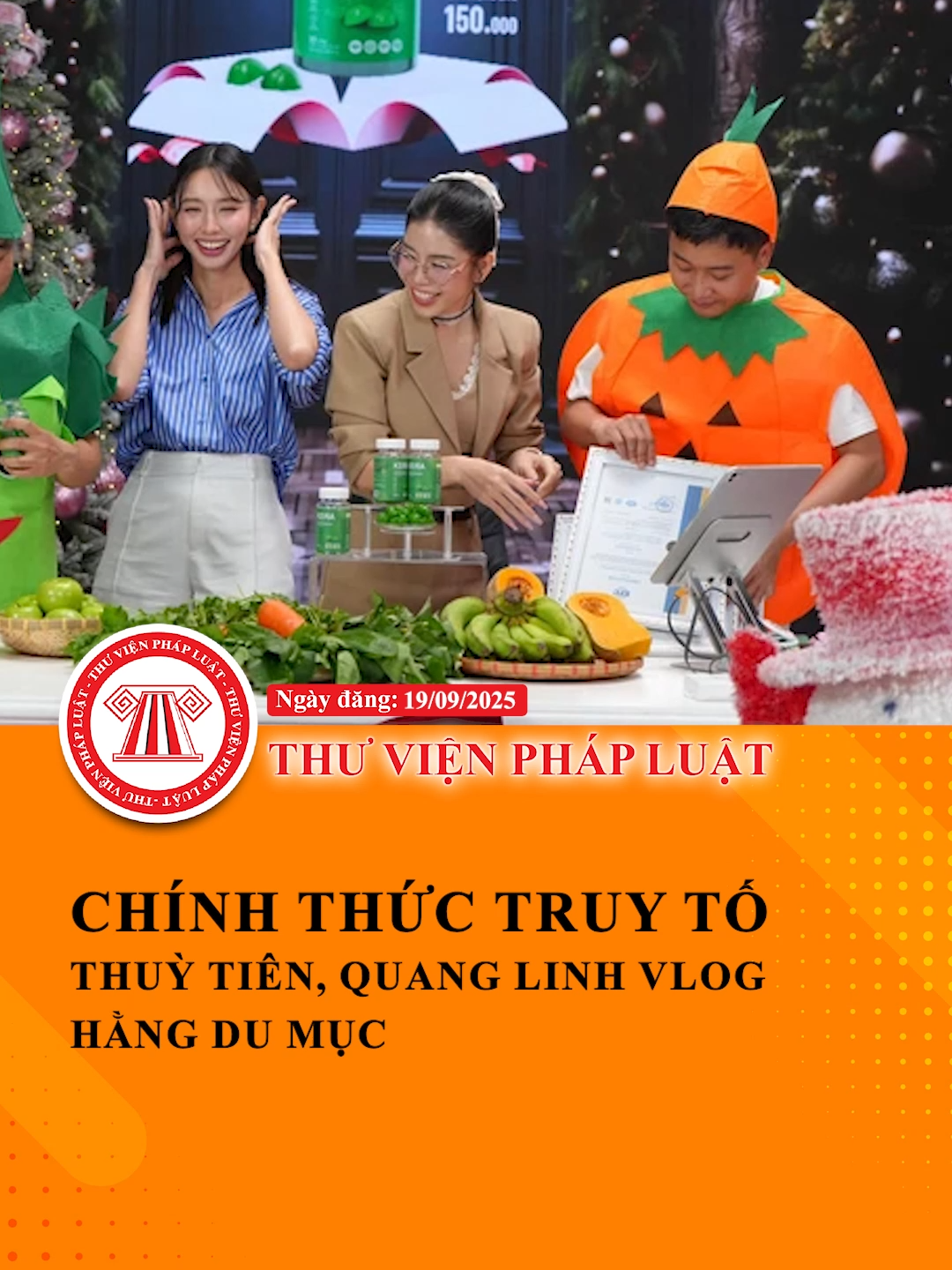 Chính thức truy tố hoa hậu Thuỳ Tiên, Quang Linh Vlog, Hằng Du Mục #ThuVienPhapLuat #LearnOnTikTok #Hoccungtiktok #TVPL