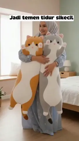 Bantal kucing gemes jumbo #boneka #bantal #bonekajumbo #kucing #ModalKontenDoang 