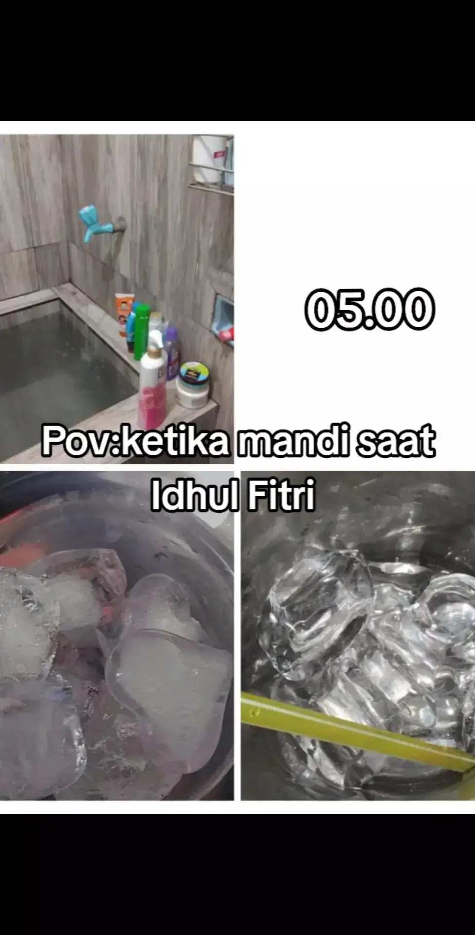 ketika mau berangkat sholat ied fitri airnya berasa jadi es dan disitulah mulai mata aku langsung seuuggarrrrrrrr poooollllll😭🍃🧊🧊👀 #lebaran #core #4upage 