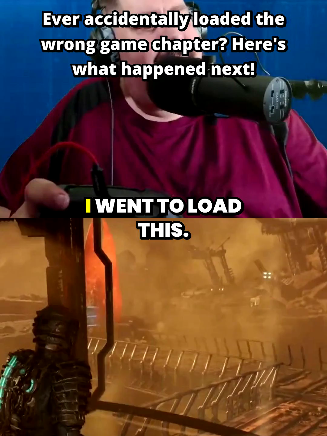 Navigating Gaming Mishaps_ Lessons from a Streamer I went to load this. I went to load this and I loaded accidentally  chapter four. We're on 12. We blue balled everybody yesterday. We were  starting chapter 12 and we're going to sleep. Everybody's like, no. And  then I went to load it this morning or today and I fckng loaded  chapter four and I was like, oh man.#deadspaceremake2023 #gooder #goodergang #yoloswaggie
