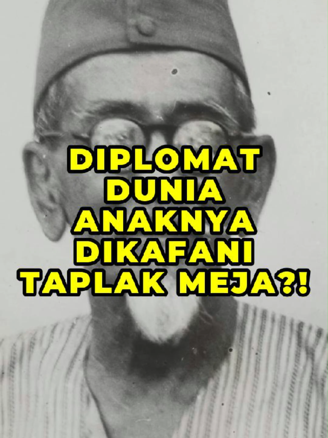 Di masa sulit, kain bagus lebih berguna untuk yang hidup… – Haji Agus Salim. Kisah yang jarang kita dengar, tapi sarat makna. ❤️ Jangan biarkan terlupakan. #HajiAgusSalim #DiplomatUlung #KisahPilu #SejarahIndonesia #PahlawanNasional #IndonesiaMerdeka #KisahBangsa #FYP #BelajarSejarah