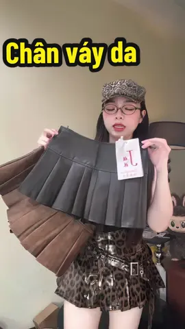 Chân váy da nhiều màu #vietngaphamreview #chanvay #mixdodep #xuhuong 