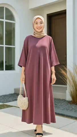 Promo Irmalaila Daster Crinkle Airflow Polos Wanita  Lengan 3/4 #daster #dastermurah #dasterkekinian #fyppppppppppppppppppppppp #foryourpage 
