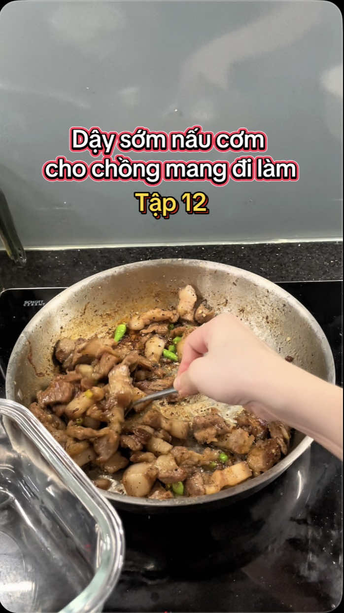 Dậy sớm nấu cơm cho chồng mang đi làm - tập 12 #cooking#coouan #noitro #giadinh #xuhuong 