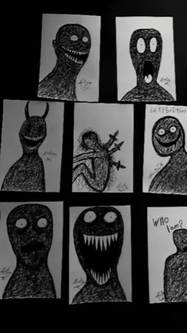 Miniature drawing of horror ....... #scary #fypシ #imaginary #fyppppppppppppppppppppppp 