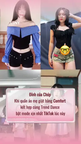 Quần áo mẹ giặt bằng Comfort mặc vào chỉ muốn nhảy Trend luôn #lunyentertainment #quanaomegiat #huylee #24kright 