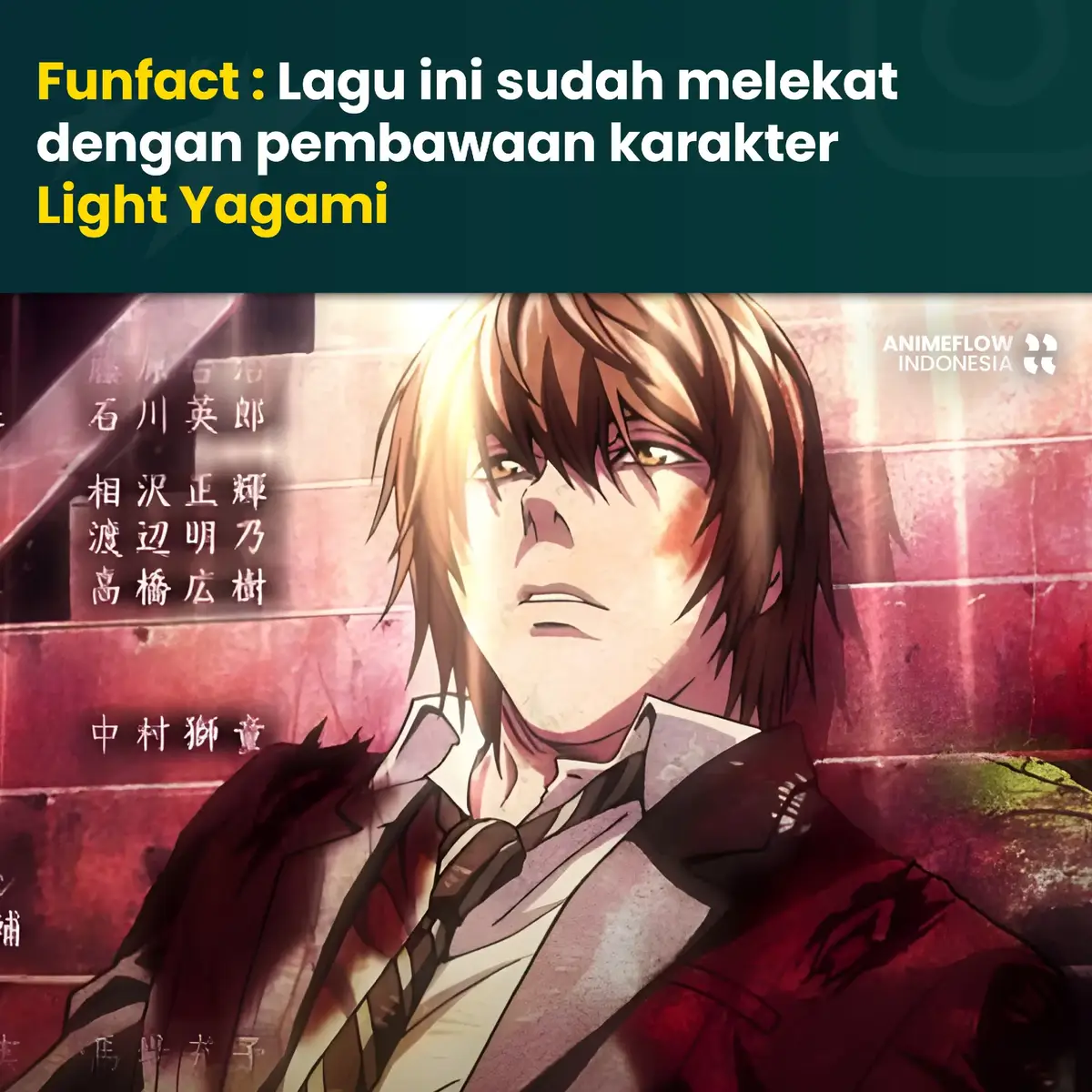 mas Cahyo ini emang aslinya indo sih 🤭 #anime #manga #deathnote #lightyagami 