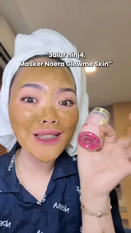 Duuuh ternyata sebagus itu kalo jadi masker wajah🥹 maaf yah, jgn di contoh wkwkwk tapi bisa cobain 🙂‍↕️🙏🏻🙏🏻#racunnabella #noeraglowmeskin 