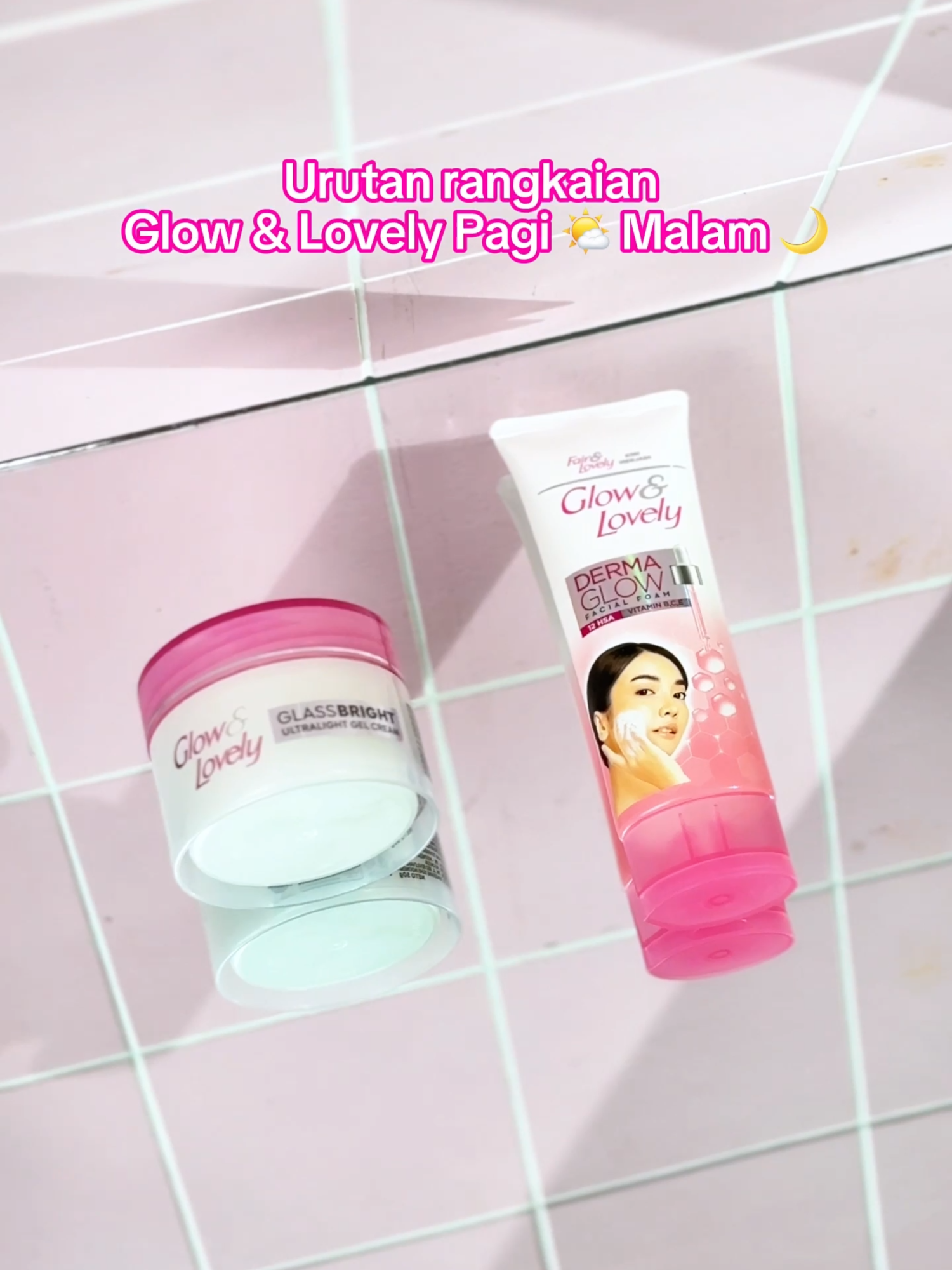 Lovelies masih bingung urutan pake produk Glow & Lovely?  Nih mimin spill urutan skincare praktis buat pagi 🌞 & malam 🌙 Coba komen kalo kamu udah bener cara pakainya! #SkincareRoutine #MorningRoutine #NightRoutine #SkincarePemula #GlowandLovely