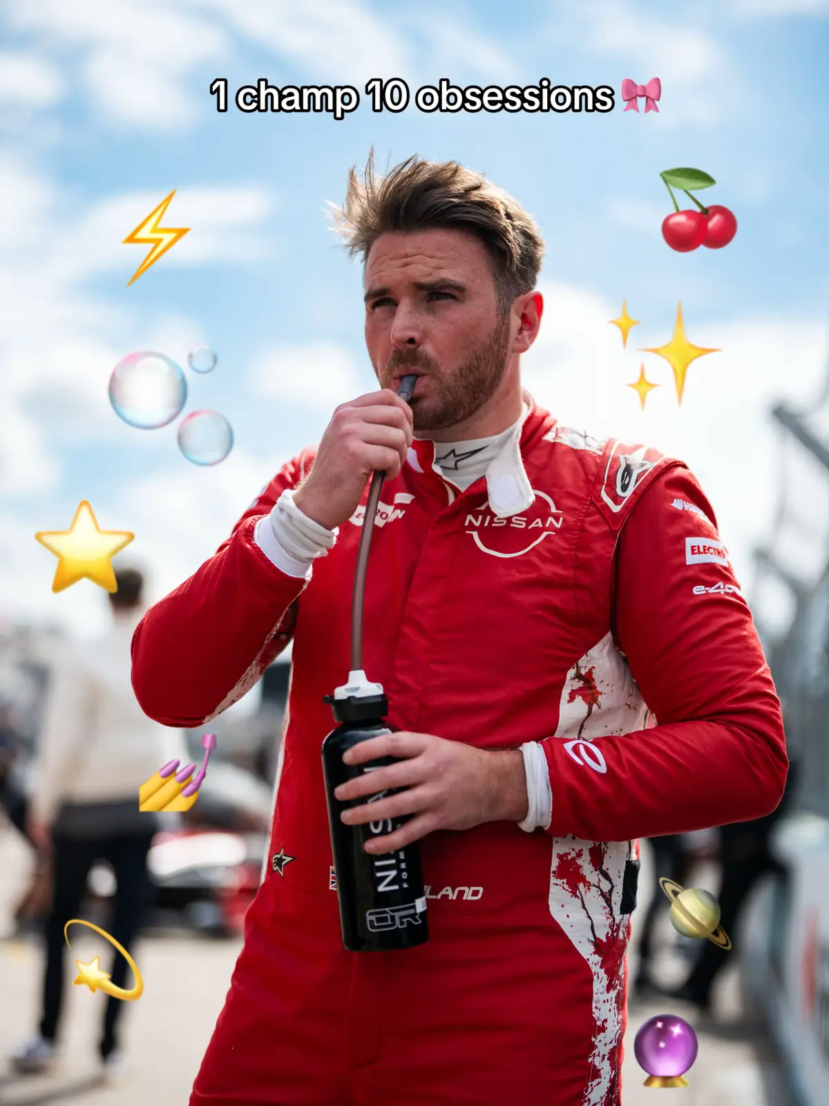 He is a man of many hobbies x @nissan  #NissanFormulaE #FeelElectric 