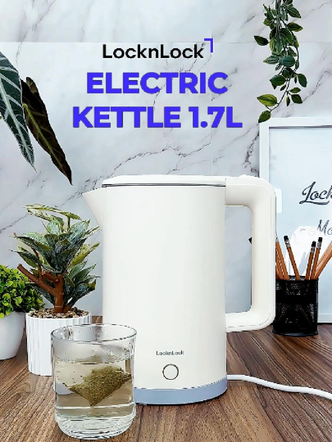 Tự ngắt an toàn, không lo cháy cặn! Bình đun sôi siêu tốc EJK728IVY 1.7L #locknlock #locknlockvietnam #locknlockvn #premiumlife #amdunsieutoc #binhdunsieutoc #binhdunsieutoclocknlock #amdunsieutoclocknlock #electrickettle